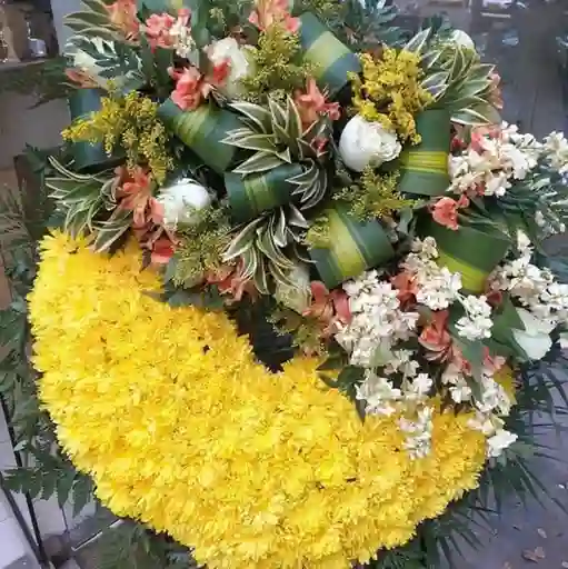 Corona Fúnebre Flor De Helena