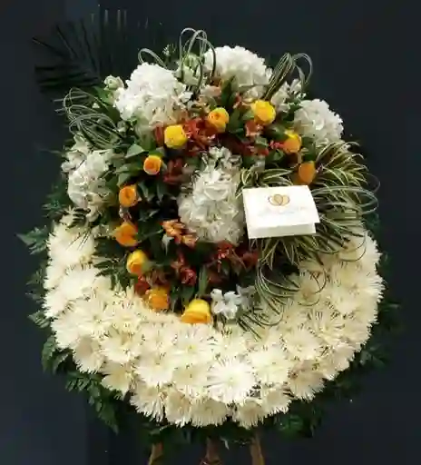 Corona Fúnebre Flor De Helena