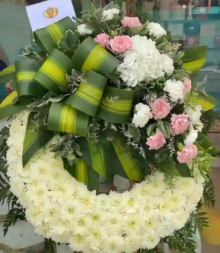 Corona Fúnebre Flor De Helena