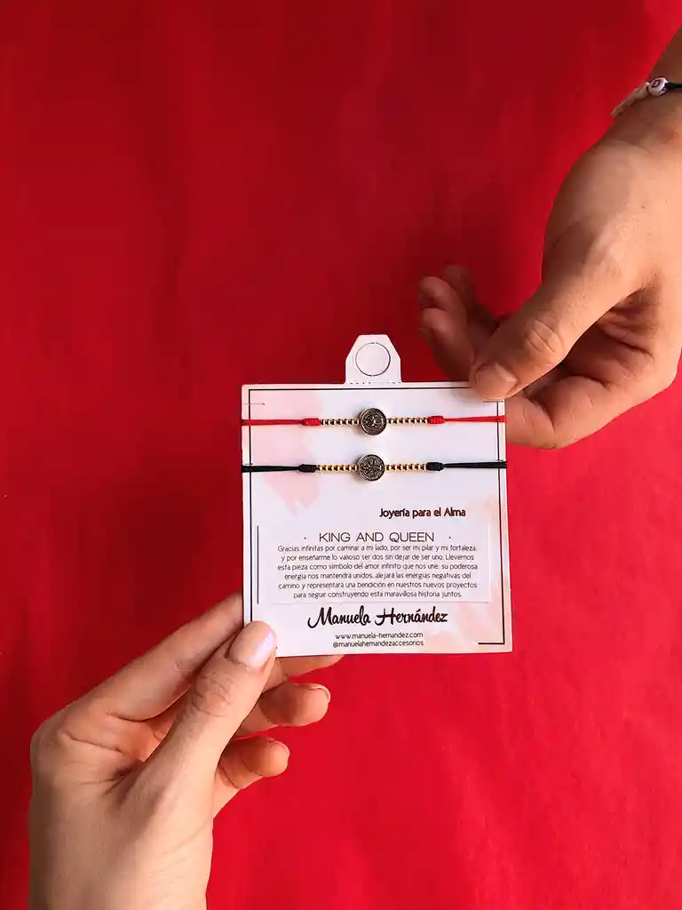 Dúo Pulseras San Benito Bolitas
