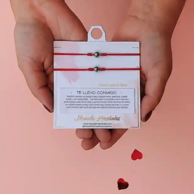 Dúo Pulseras Te Llevo Conmigo, Amuletos