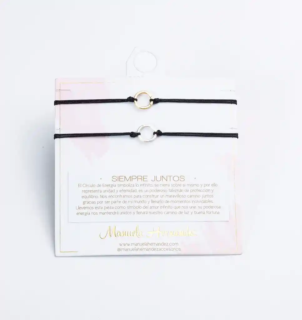 Dúo Pulseras Siempre Juntos, Círculo