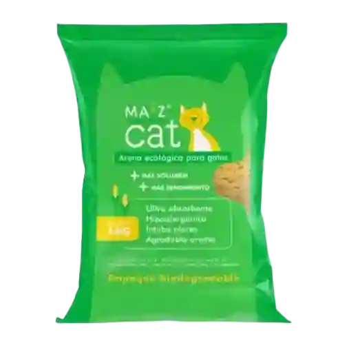 Arena De Maiz Para Gatos Maiz Cat 4 Kg