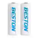 Pilas Bateria Beston Aa Recargables 2700 Mah X2