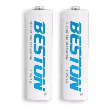 Pilas Bateria Beston Aa Recargables 2700 Mah X2