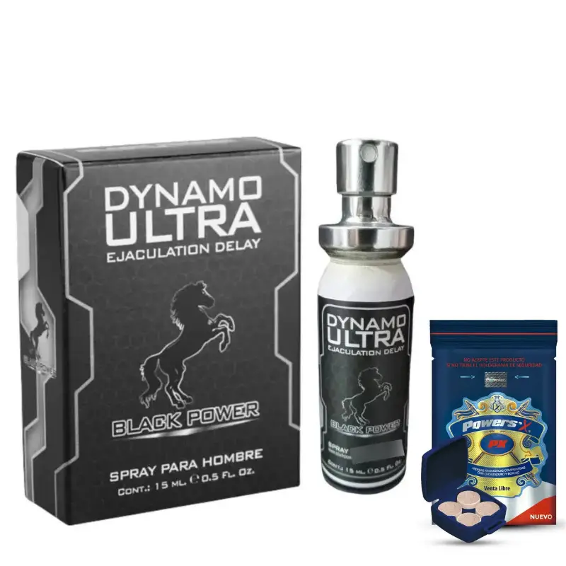 Kit Lubricante Intimo Dynamo Ultra Retardante + Potenciador Power Sex
