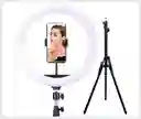 Aro De Luz Led 33 Cm Foto Selfie + Trípode Y Soporte Celular