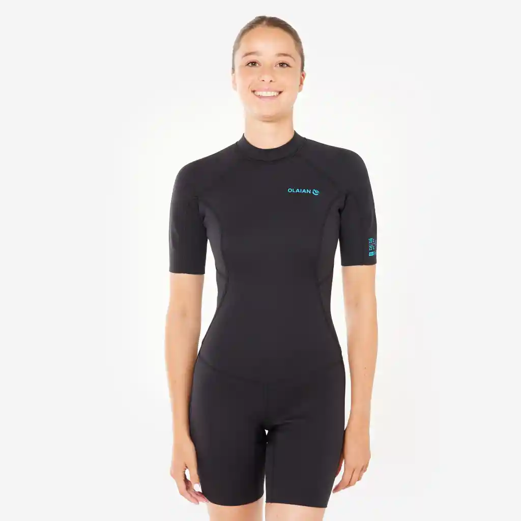 Traje De Neopreno De 1,5 Mm Para Mujer Talla 2xl Negro