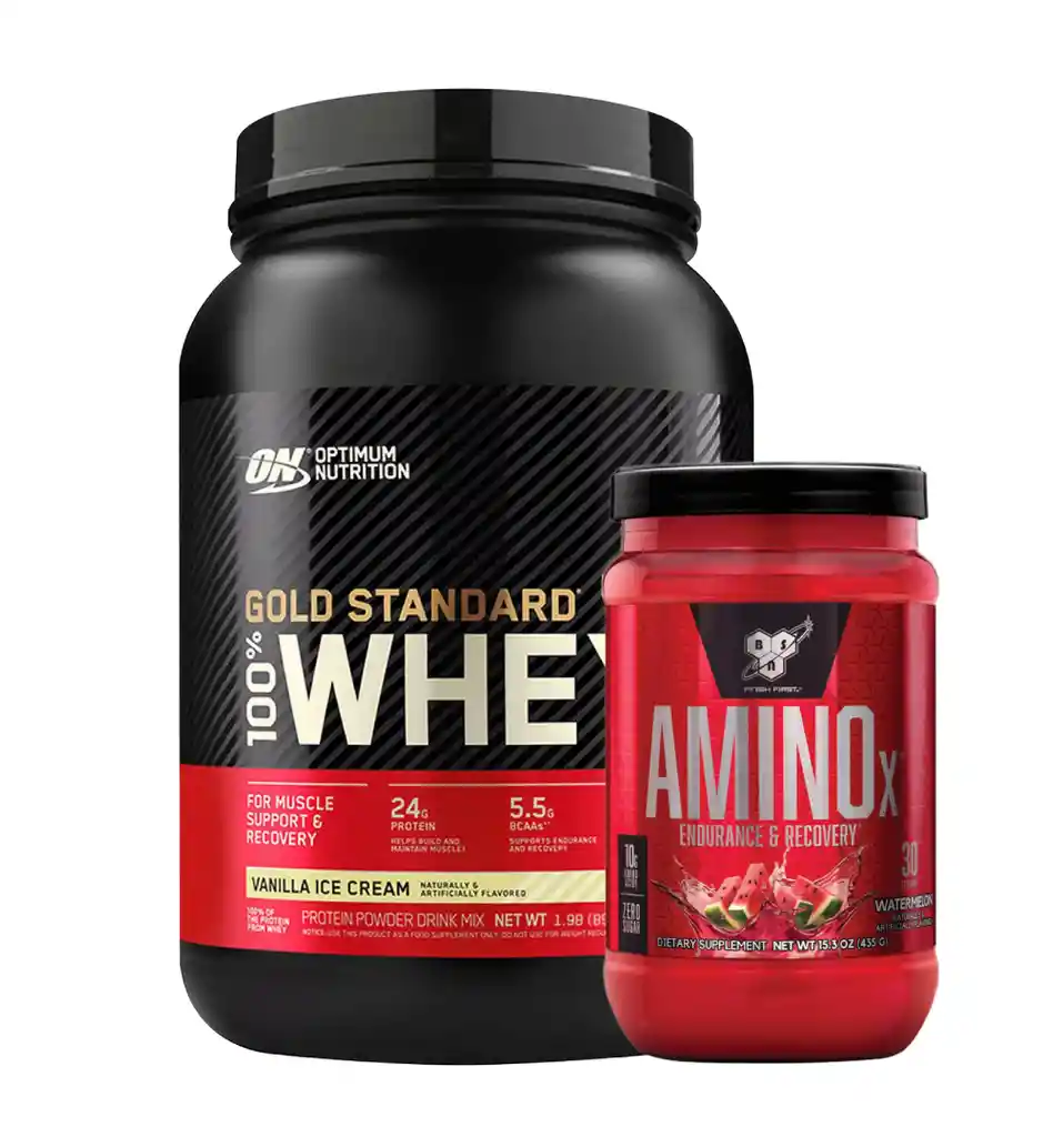 Gold Standard 2 Lb + Aminox 30 Serv