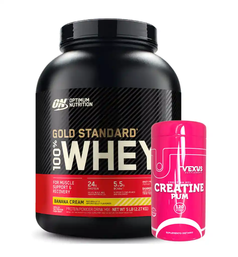 Gold Standard 5 Lb + Creatine Hcl 120 Caps