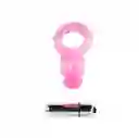 Anillo Vibrador Para Pene En Silicona Forma De Conejo Rosado