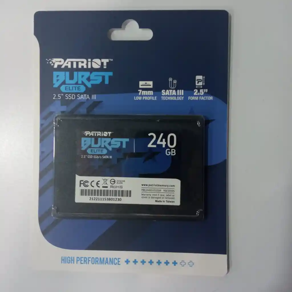 Disco De Estado Solido Ssd Patriot Burst 240gb