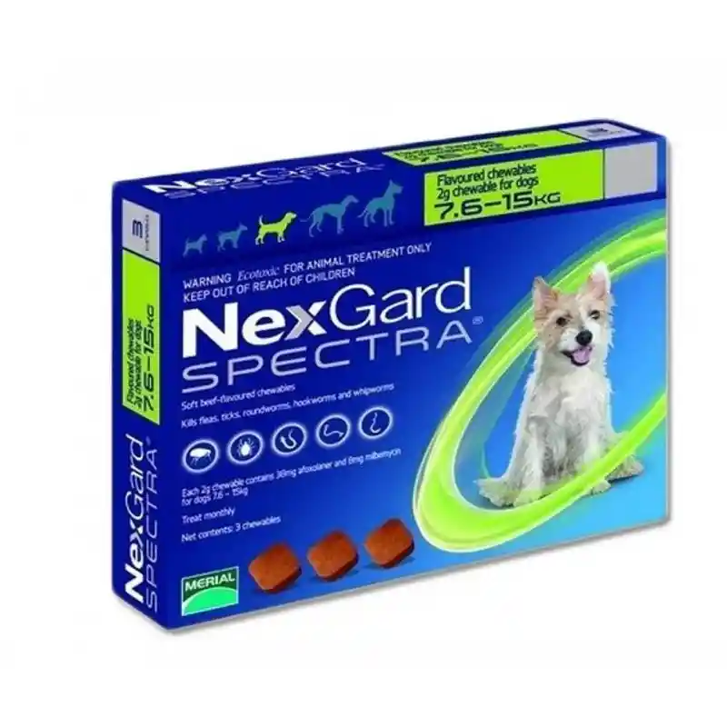 Nexgard Spectra 7,5 A 15 Kg