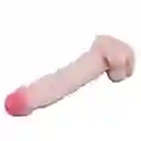 Dildo 38cm + Lub Caliente Es Grueso Y Gigante Esqueleto Interior Móvil