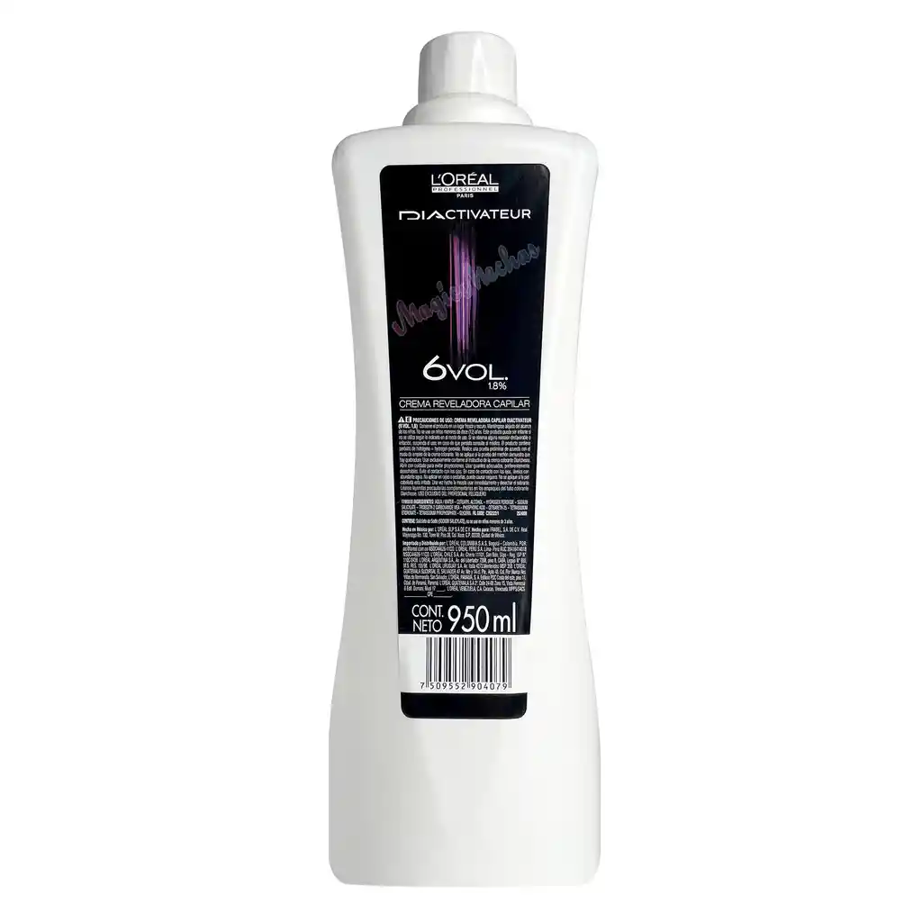   L'Oréal  Professionnel Diactivateur 6 Vol. Crema Reveladora 950Ml 