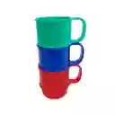 Mini Mugs/pocillo X3 Unidades Plastico Bebida Fria/caliente