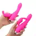 Vibrador Consolador Dildo Masturbador Doble Estimulación Punto G Conejito Xoox