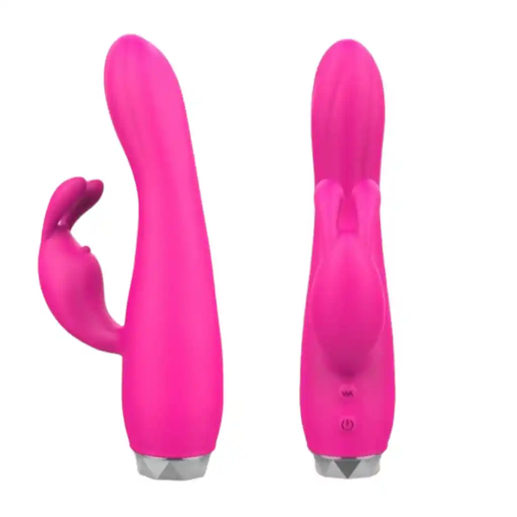 Vibrador Consolador Dildo Masturbador Doble Estimulación Punto G Conejito Xoox