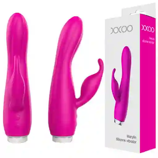 Vibrador Consolador Dildo Masturbador Doble Estimulación Punto G Marylin Xoox