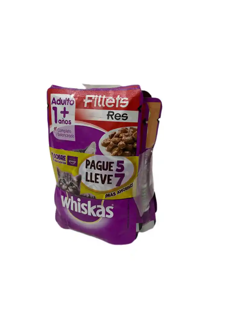 Whiskas Adulto Paquete X5 85gr