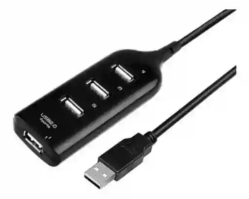 Hub 4 Puertos Multiplicador Multipuerto Usb 2.0 Switch Cable