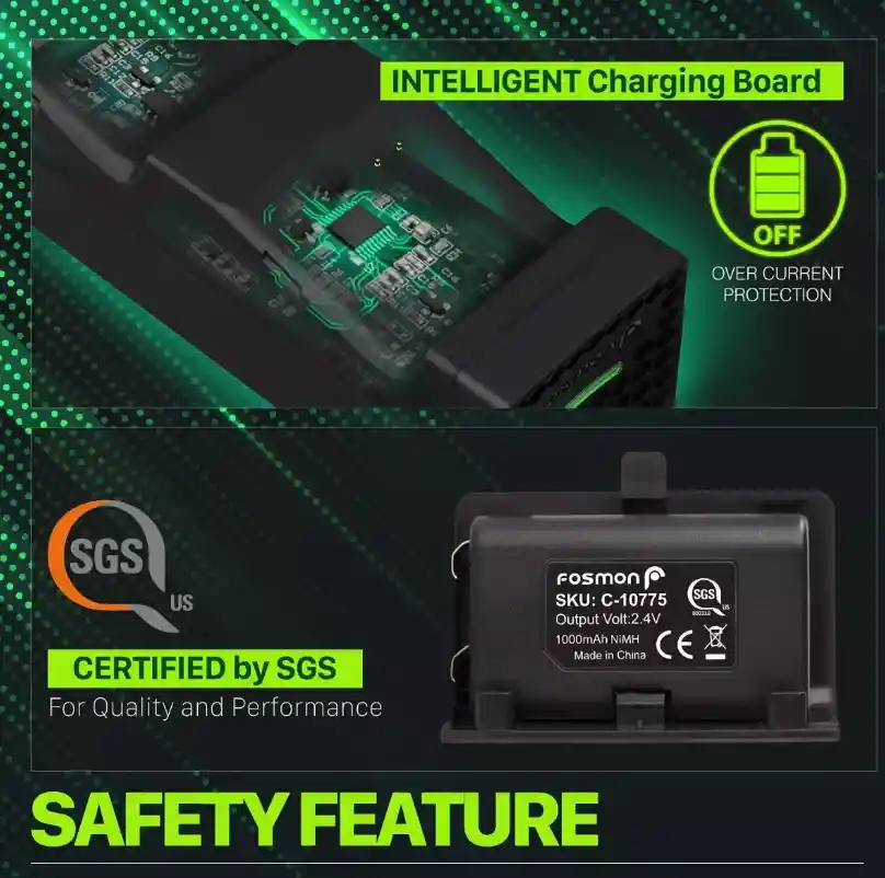 Baterias Base Carga Xbox Series Xs Control X/s Pack Pilas