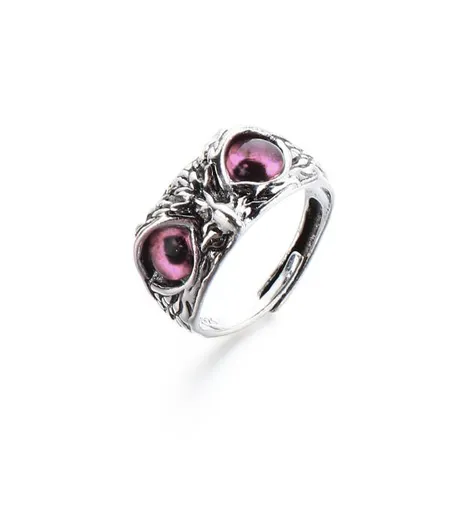 Anillo De Ojo De Buho Ajustable