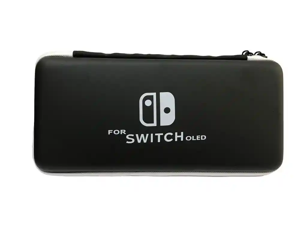 Estuche Rigido + Acrilico Protector Para Nintendo Switch Oled