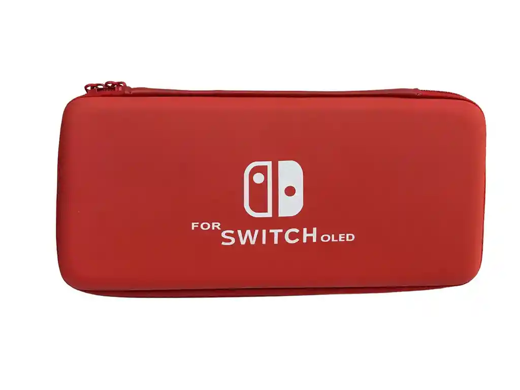 Estuche Rigido + Acrilico Protector Para Nintendo Switch Oled