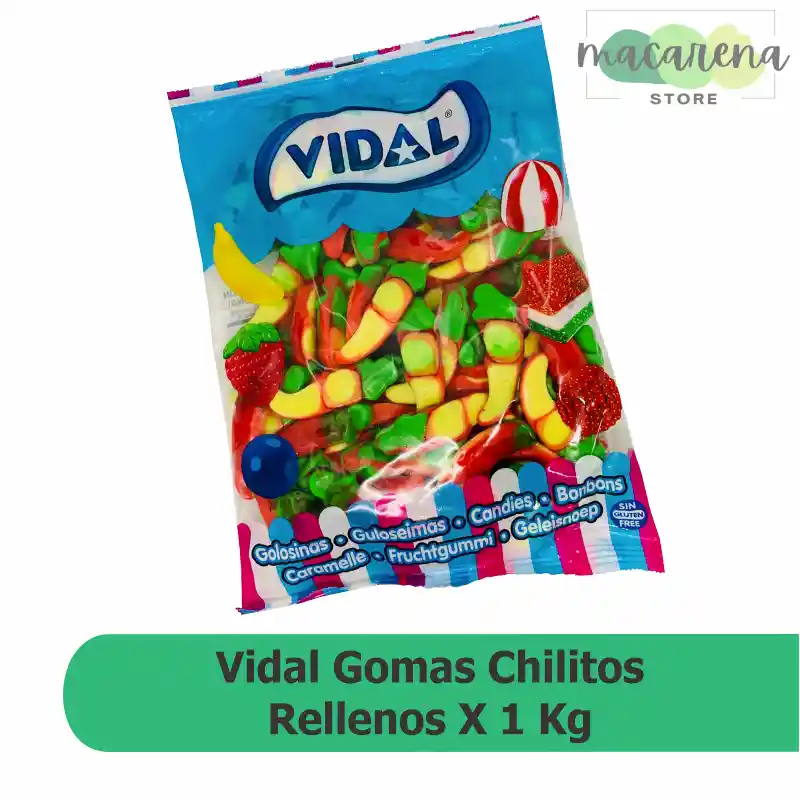 Vidal Chilitos Rellenos 1kg