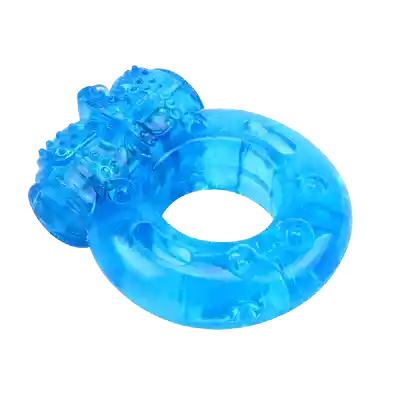 Anillo Vibrador Azul Para El Pene