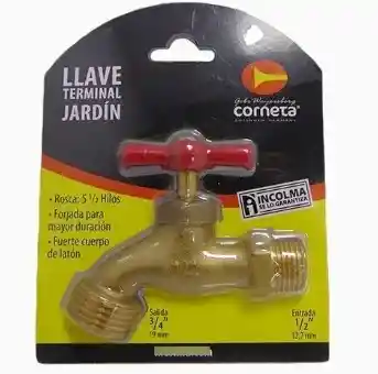 Llave Jardin Corneta 1/2