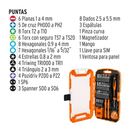 Kit De Herramientas 77 Piezas Para Reparación De Celulares