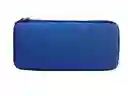 Estuche Rigido Azul + Vidrio Para Nintedno Switch Oled