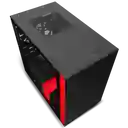 Caja M-itx Nzxt H210i (negro & Rojo)