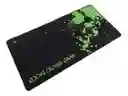 Mouse Led Gaming Usb + Mousepad Negro/verde 78x35cm