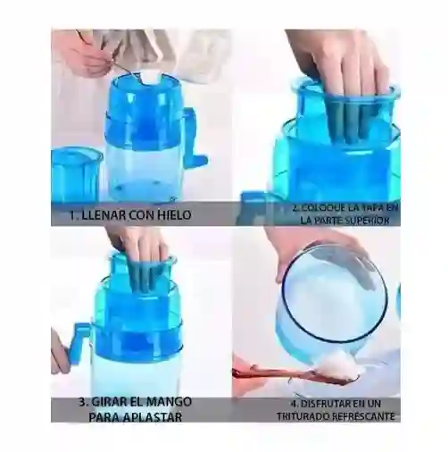 Máquina Para Triturar Hielo Con Palanca Manual Portátil