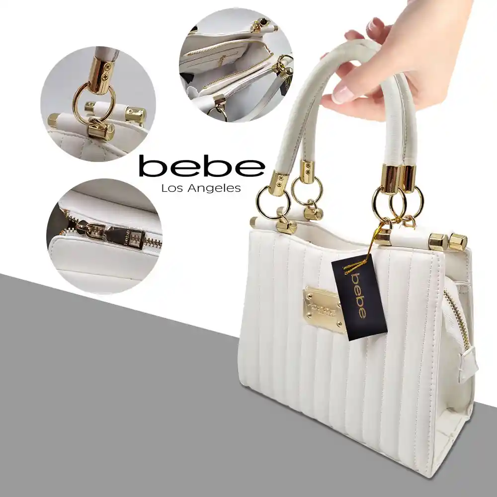 Bolsos Bebe Original Blanco Mujer Accesorios Femeninos Cartera