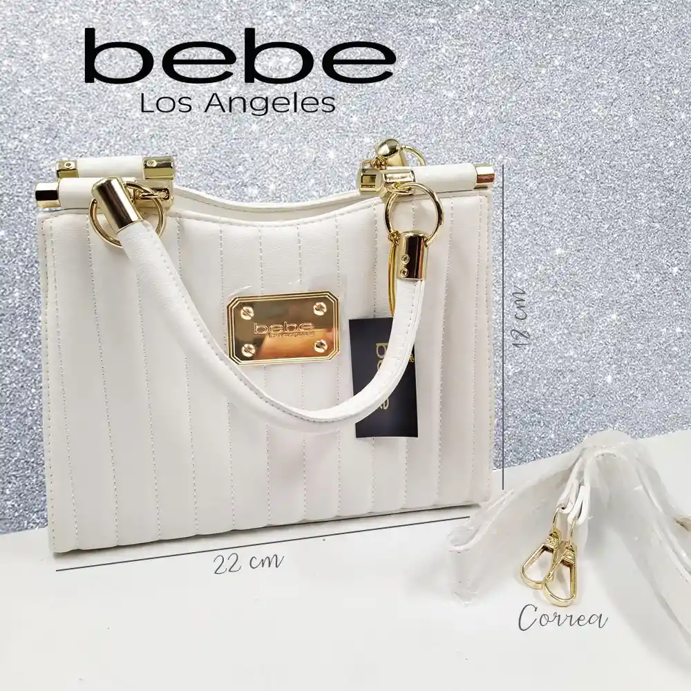 Bolsos Bebe Original Blanco Mujer Accesorios Femeninos Cartera