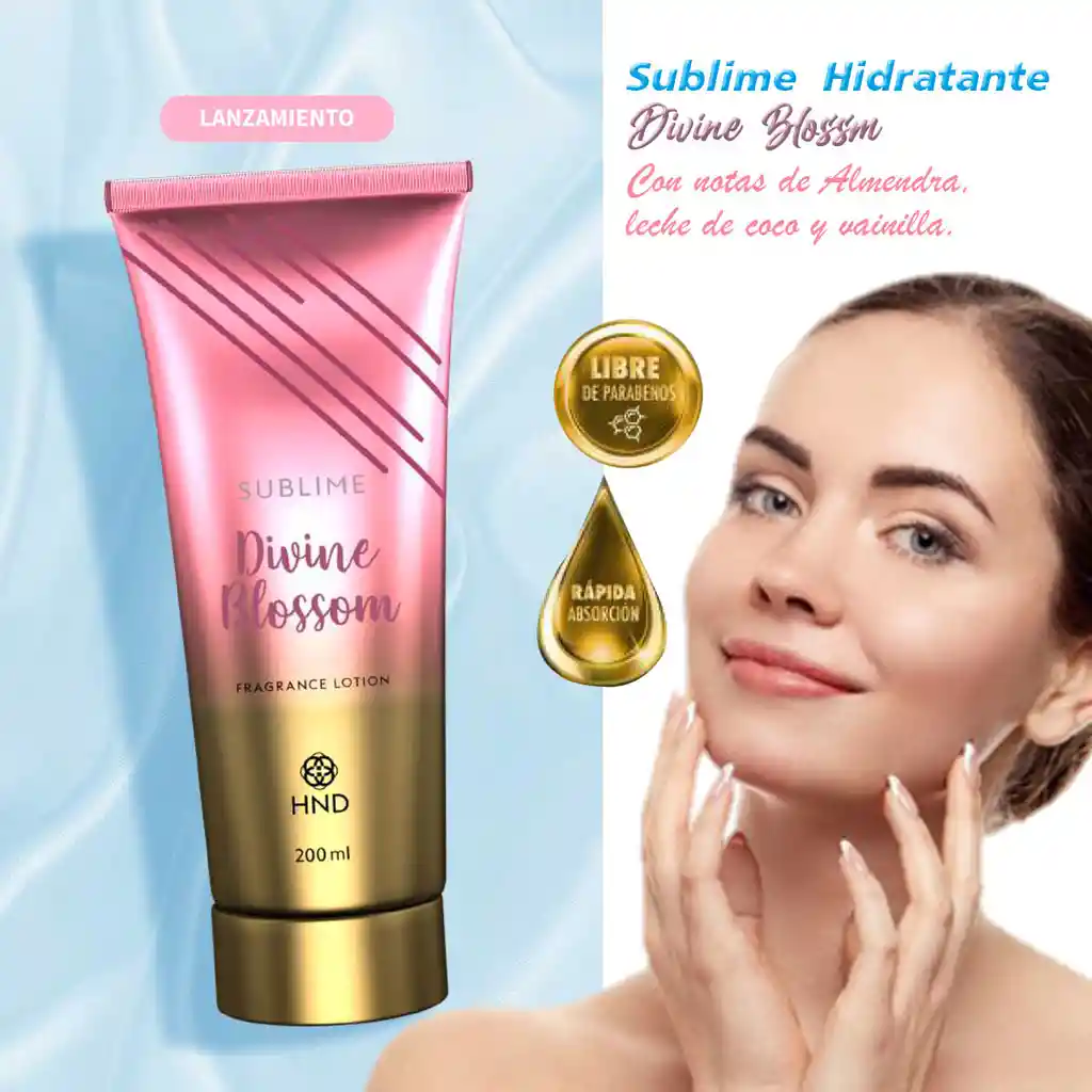 Divine Blossom Cremas Hidratantes Hinode Hnd Sublime Corporales Fragancias Mujeres