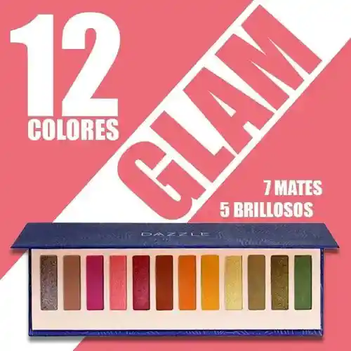 DAZZLE paleta sombras glam mujer hinode hnd