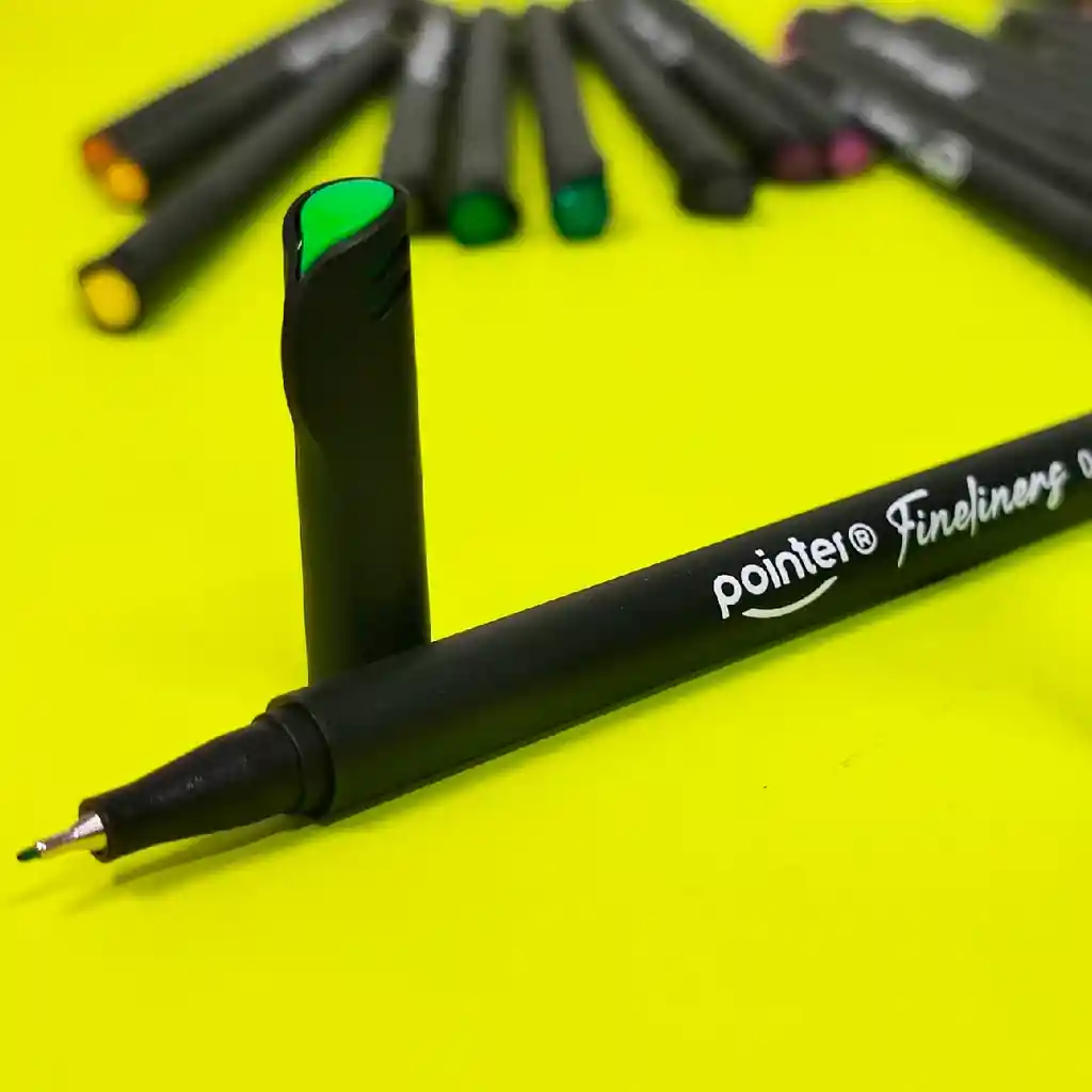 Plumígrafo, Micropunta Pointer X 24 Colores Punta 0.4 Mm.