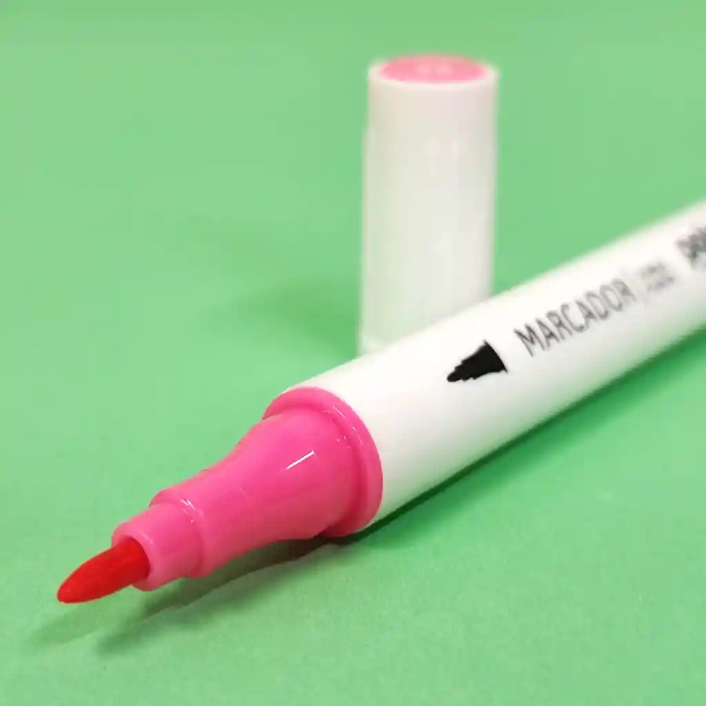 Marcador Permanente Pointer Doble Punta En Estuche X 12 Und.