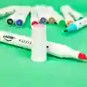 Marcador Permanente Pointer Doble Punta En Estuche X 12 Und.