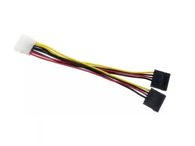 Cable Sata Poder En Y Extensión Corriente Energía Pines Molex