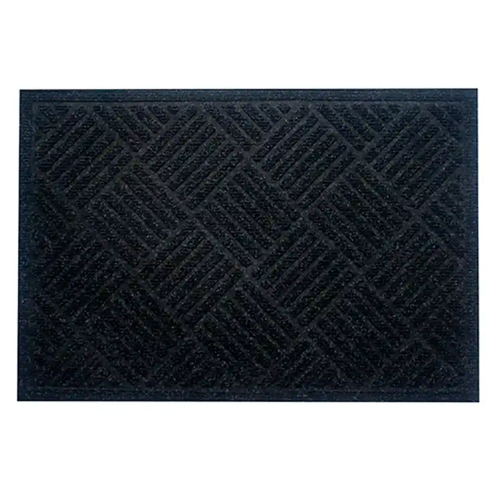 Tapete De Entrada Eco Texture 60x40cm -negro
