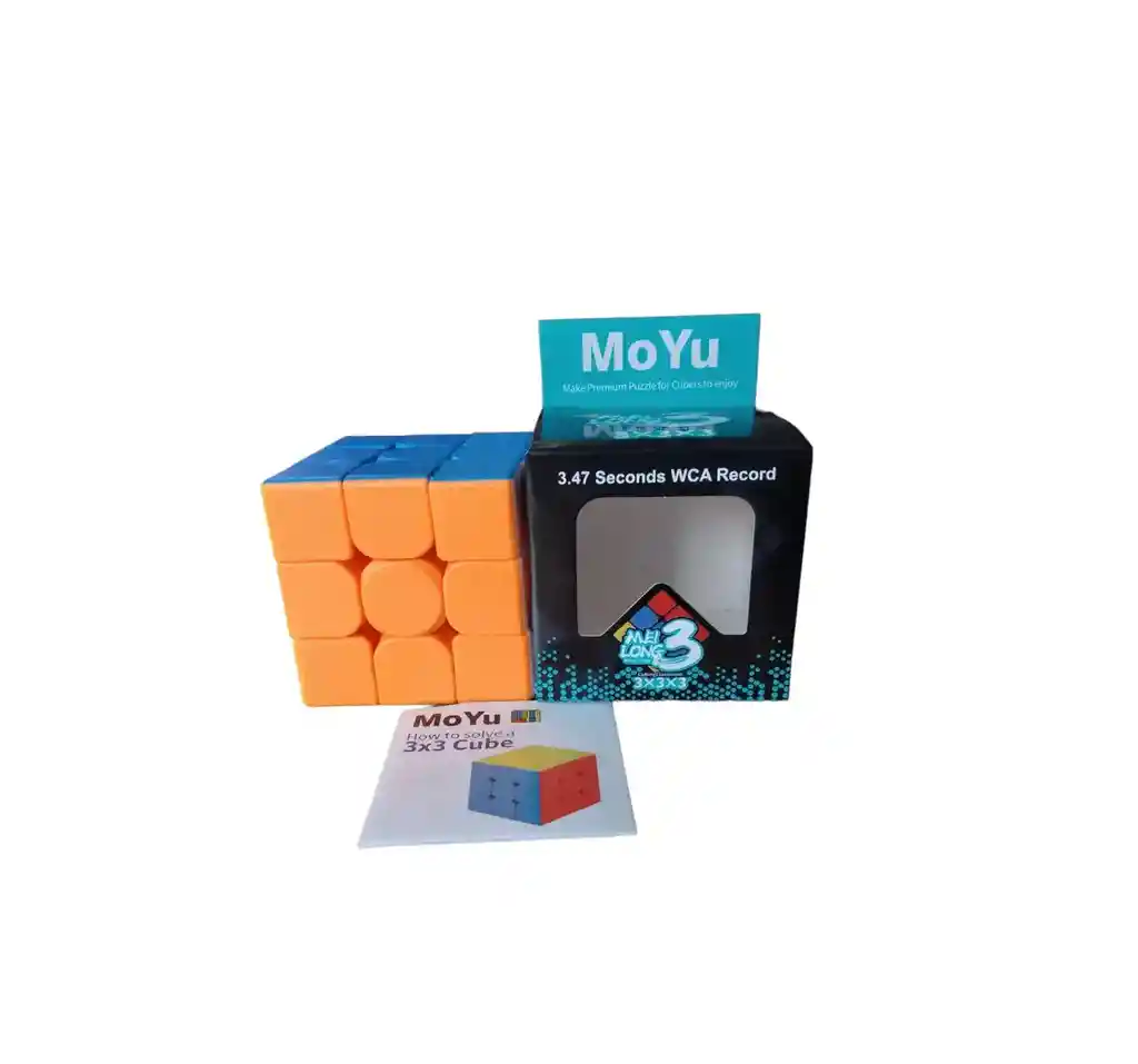 Cubo Rubik 3x3 Meilong Moyu Stickerless Speed