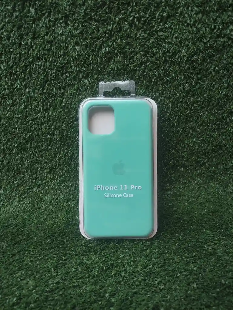 Iphone 11 Pro | Forro Protector| Silicone Case | Verde Aguamarina | Iphone | Carcasa | Funda | Anti Humedad