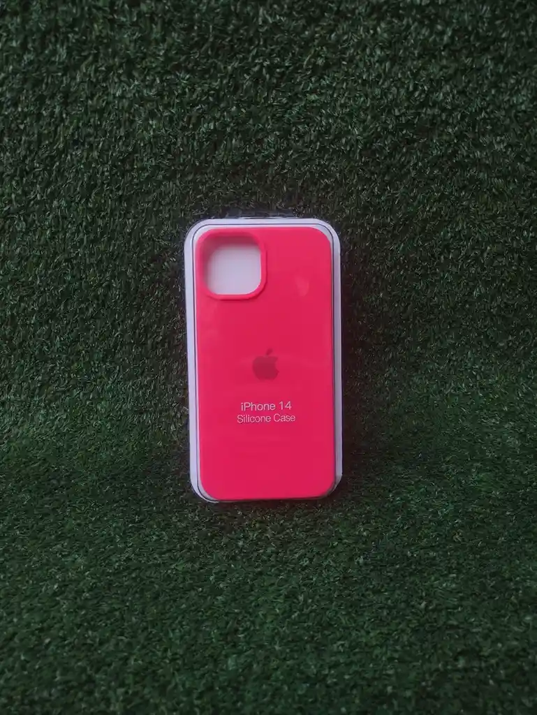 Iphone 14 | Forro Protector| Silicone Case | Rojo Neon | Iphone | Carcasa | Funda | Anti Humedad