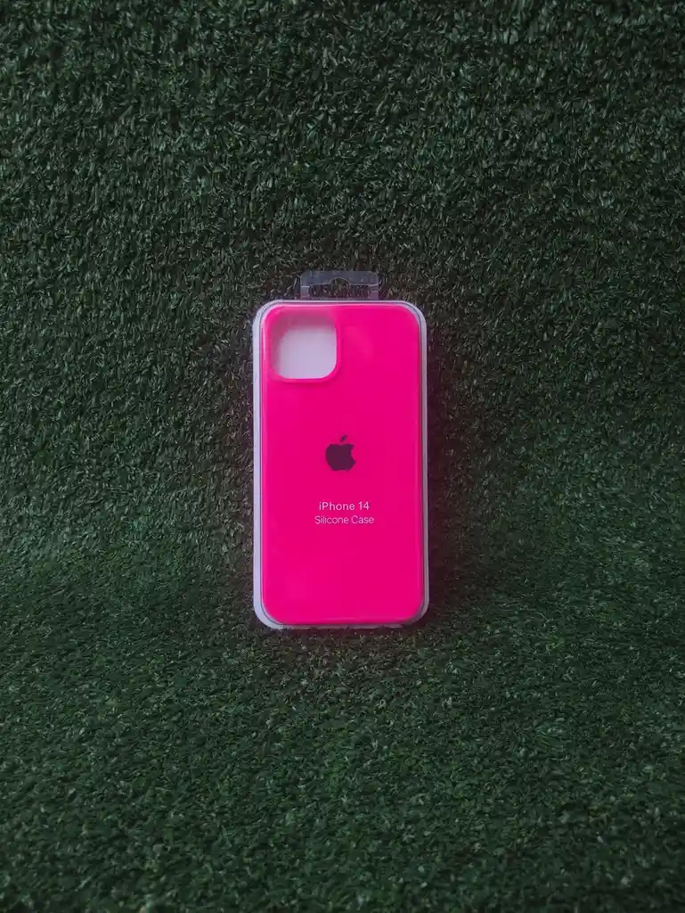 Iphone 14 | Forro Protector| Silicone Case | Fucsia Neon | Iphone | Carcasa | Funda | Anti Humedad